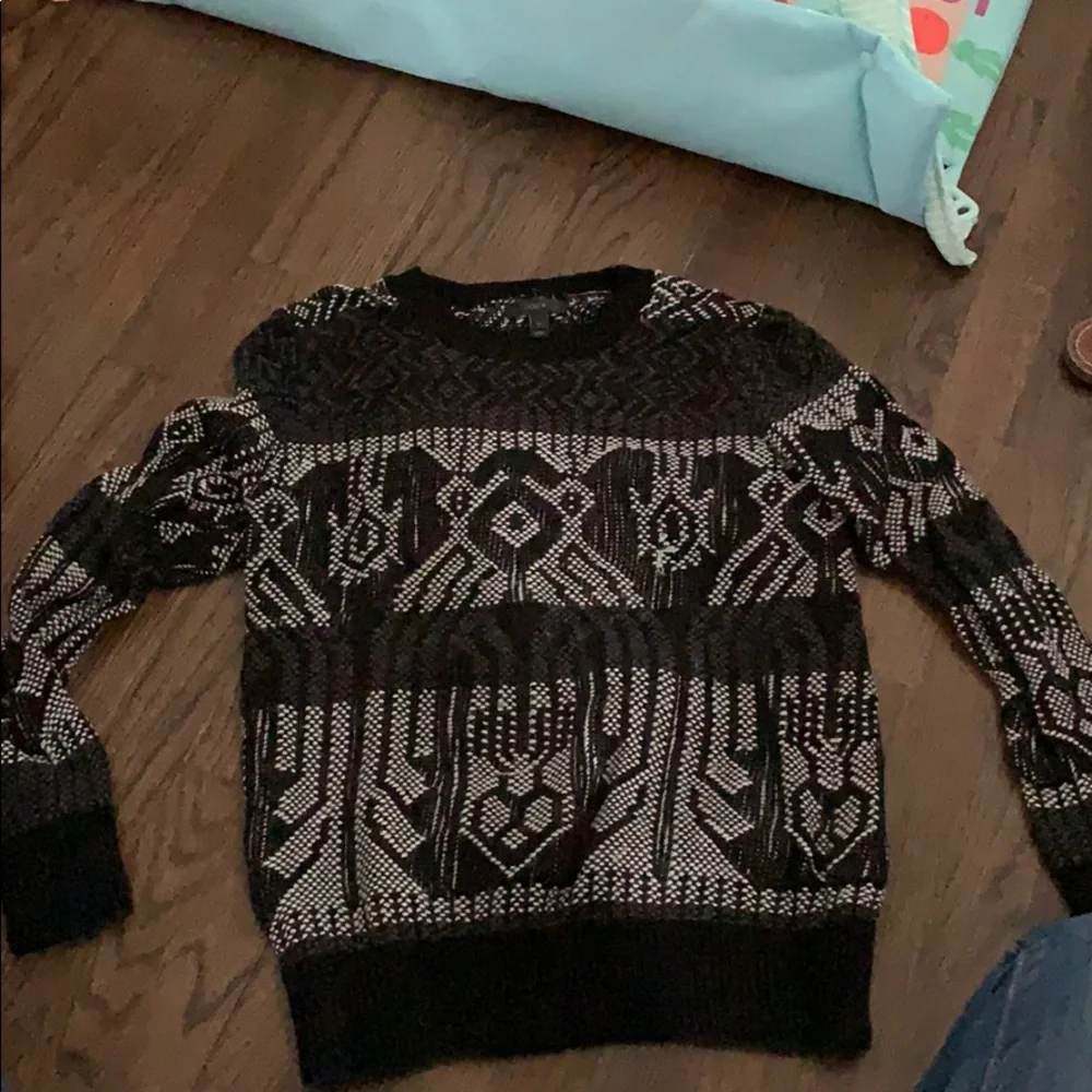 J. Crew Black & White Sweater